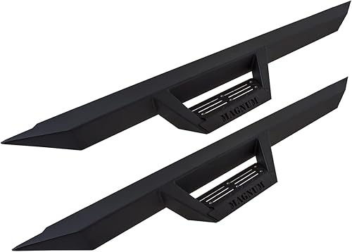 Raptor Series Magnum RT Drop Steps - Estribos negros compatibles con Wrangler JL 2018-2025 de 2 puertas