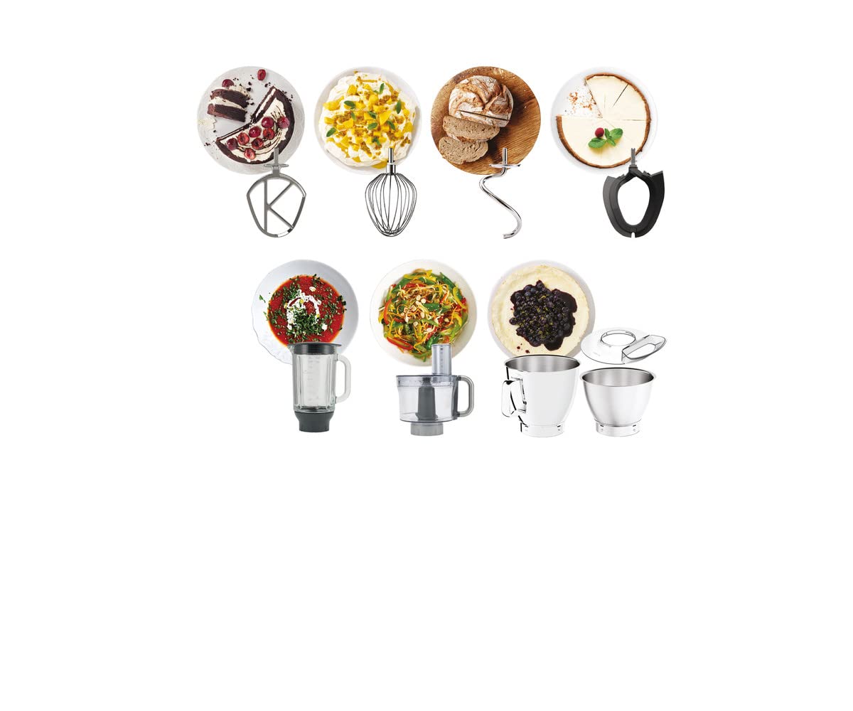 Kenwood Titanium Chef Baker Xl Mikser Stojący, Srebrny, 6,7 l