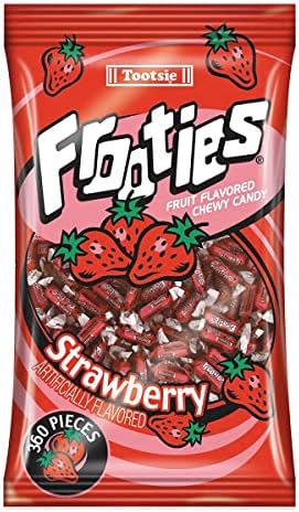 Tootsie Roll Strawberry Frooties - 360 Pack,38.8OZ