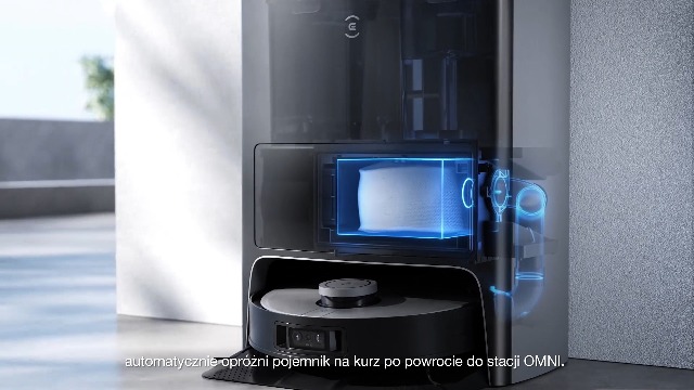 ECOVACS DEEBOT X1 OMNI, odkurzacz automatyczny z funkcją