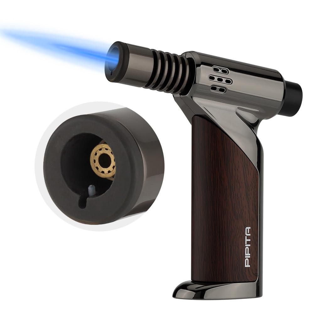 Cannello Da Cucina Regolabile A Gas - Torcia Portatile Con 3 Ugelli E Sicurezza, Per Creme Brûlée, Barbecue E Lavori - Foto 7