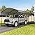 IWDOO 12x24 FT Carport, Metal Carports Canopy with Galvanized Steel Frame and Roof, Heavy Duty Car Port Garage with Enhanced Base for Winter, Car Shelter Outdoor Storage Shed for Boats, Truck, Tractor