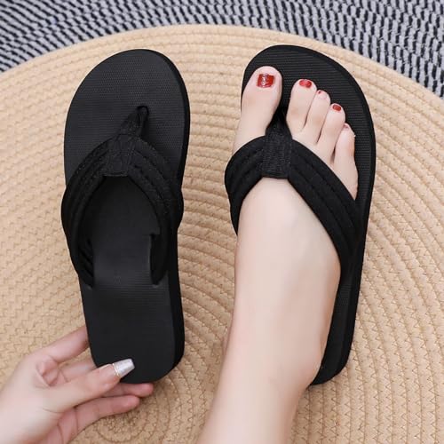 Womens Flip Flops Fashionable Soft Sole Outdoor Beach Flip Flops Summer Thick Women Memory Foam Slippers for Fatigue3