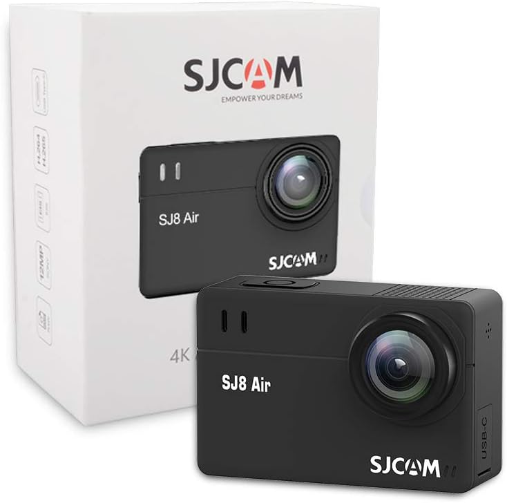 SJCAM SJ8 Air WiFi Action Camera 14MP Sport Camera 2.33” IPS Touch Screen 30M Waterproof Camcorder with 1200mAH Battery 160°Wide Angle