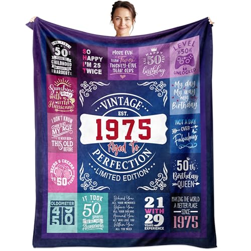 ecarco 50th Birthday Gifts for Women, Her - 50 Year Old Birthday Gifts for Women - Gifts...