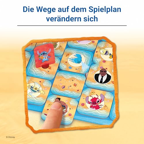 Ravensburger 24943 - Stitch Labyrinth - Der Spieleklassiker für 2-4 Spieler ab 7 Jahren mit dem liebenswertesten außerirdischen Haustier der Disney-Welt – Bild 5