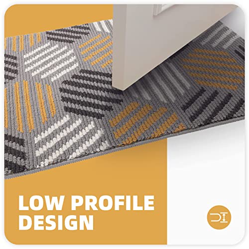 Color G Indoor,Super Absorbent Rugs For Entryway, Non Slip Washable Resist Dirt Entry Front Door Mat 24"X36" #TOP2
