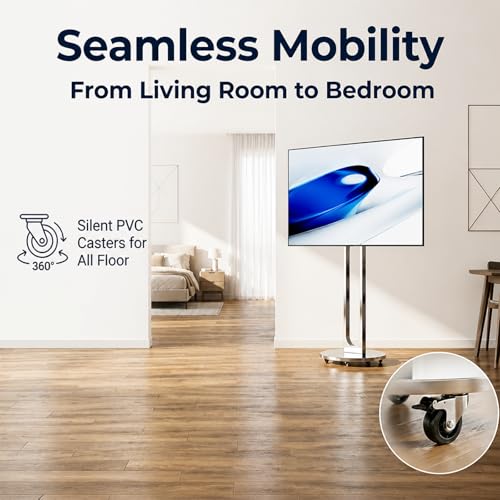 Soporte móvil para TV de piso SENHAUS para 40-75" miniatura 4