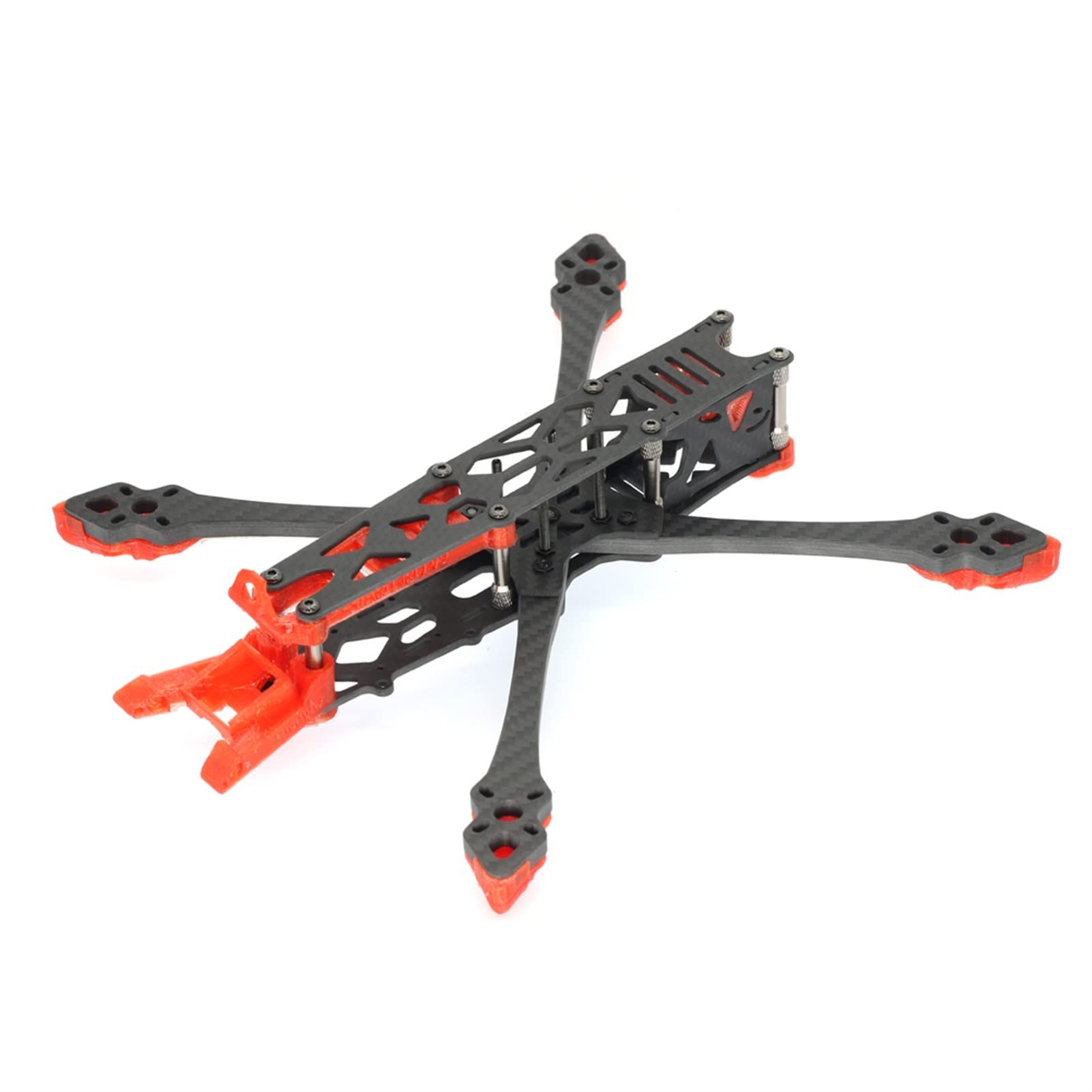 XEBRAD Zestaw ramy z włókna węglowego 228 mm 6 mm do dronów RC FPV Racing Zestaw do budowy dronów