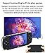 JXD Handheld Game Console 4.3 inch 8GB Built in 2000 Games for Multiple Simulators X6 Retro Video Game Console Mp3/4/Ebook TV Out Mini Hand Portable Game Player Device Holiday (Black)