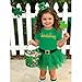 Toddler Boy Girl St Patrick's Day T-Shirt Prone to Shenanigans and Malarkey Shirt Clover Shamrock Short Sleeve Tee Top(Green-B,4-5T(110))