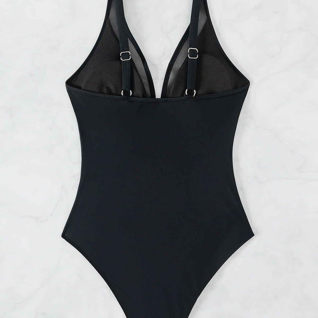 Femme Maillot Bain Femmes One Piece Maillots De Ventre Contrôle Costume Dames Haute Taille Vintage Plus Taille-noir-3xl
