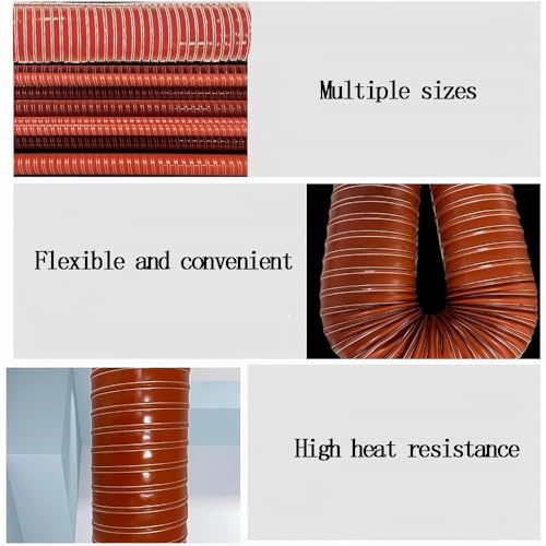 Conduit de ventilation flexible 25 mm silicone pour système d'air de 10 m - 3