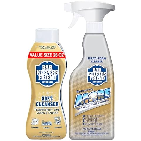 Peaknip Soft Cleanser (26 oz.) and Spray + Foam More Cleaner (25.4 oz.) with Microfiber Cleaning Cloth Cover