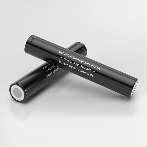 Miniatura 5 de 1 paquete 75175 75375 3.6V 3000mAh batería de linterna Ni-MH compatible con Streamlight Stinger 75813 75810 76000 PolyStinger Pelican M9 FL126