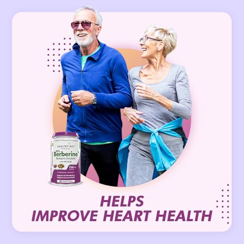 Image of HealthyHey Berberis - Berberine 95% with milk Thistle - Support Weight Management & Healthy Glucose Levels Supplements - 750 mg Veg. 30 Capsules
