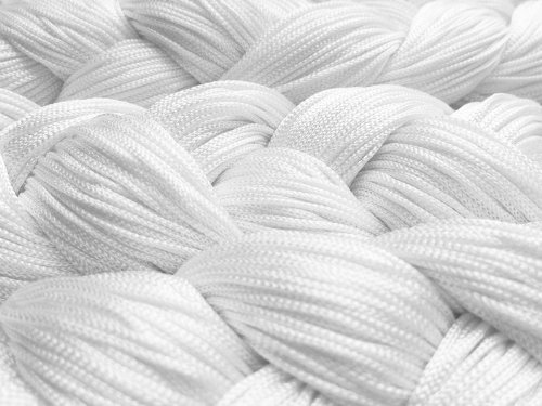 Kaikoon Tenda a fili, 100 cm x 300 cm (larghezza x altezza), bianca, divisorio e tenda per porta