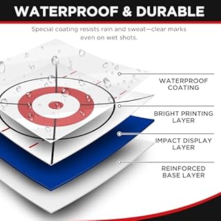 IJEKER Golf Impact Tape - High-Resolution Strike Stickers for Iron, Wood & Fairway Clubs, Non-Residue, Swing Training Aid Impact Labels, Mixed Club Types, 156pcs