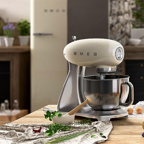 Smeg Impastatrice Standard 50's Style – Panna LUCIDO – SMF02CREU