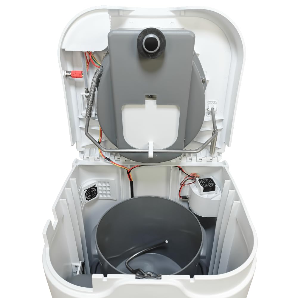 OGO Origin (versión 4) - Inodoro de separación con agitador eléctrico, inodoro de compostaje premium, con 2 semanas de autonomía
