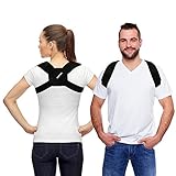 Padded Posture Brace Corrector for Women and Men by CAMP BEN (Lg 37-46
