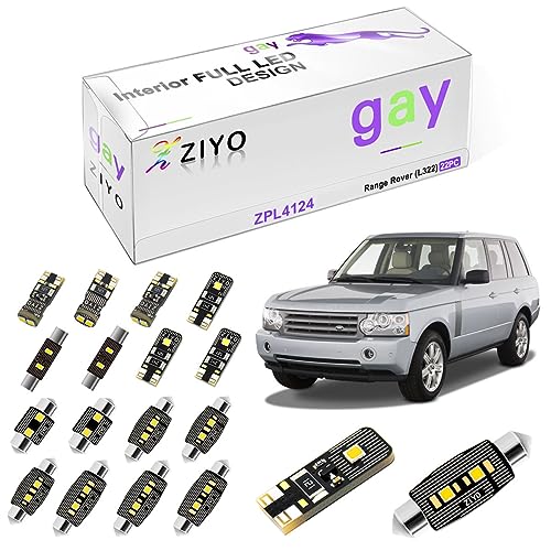 Kit de 22 bombillas LED para interior de automóvil