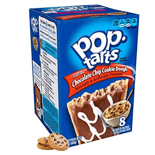 Kellogg's Frosted Chocolate Chip Cookie Dough Pop Tarts 400g
