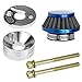 44mm Blue Air Filter Stack Choke Kit for 2 Stroke 23cc 33cc 43cc 49cc MOTOVOX MVS10 43cc Engine Parts Big Foot Goped Stand Up EVO Gas Bladez Moby xs 33 Scooter Parts