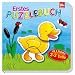 Erstes Puzzlebuch Ente: 5 Puzzles mit je 2-3 Teilen