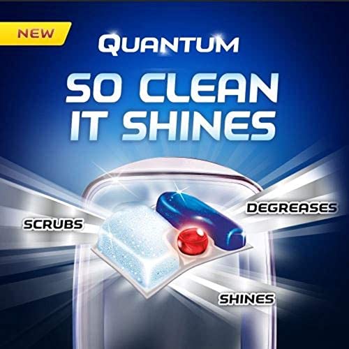 Finish Quantum Powerballs Dishwashing Detergent Gel Tabs 3.52 Lb, 100 Tabs #TOP1