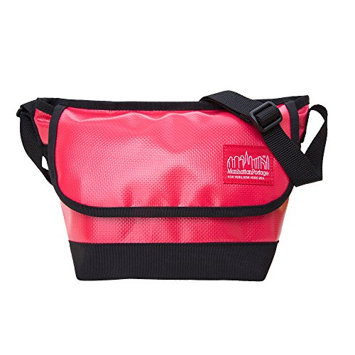 Buy Manhattan Portage Vinyl Messenger Bag XXSmall Ver4, Red, One Size