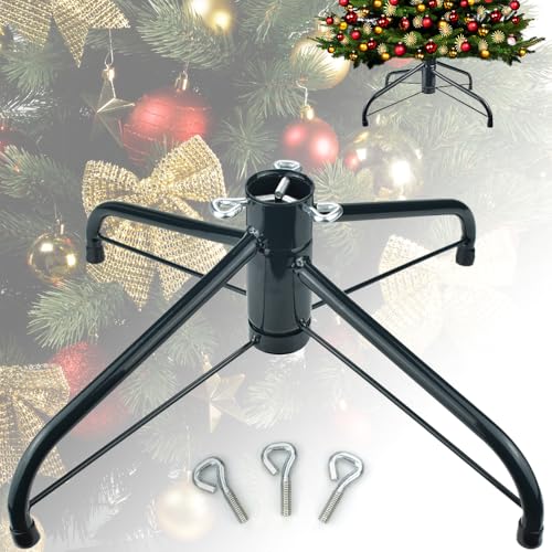image for Finphoon Metal Christmas Tree Stand, Replacement Christmas Tree Base f
