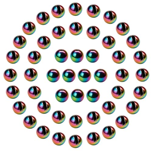 Perles fendues en tungstène premium de 3,5 mm pour la pêche à la mouche