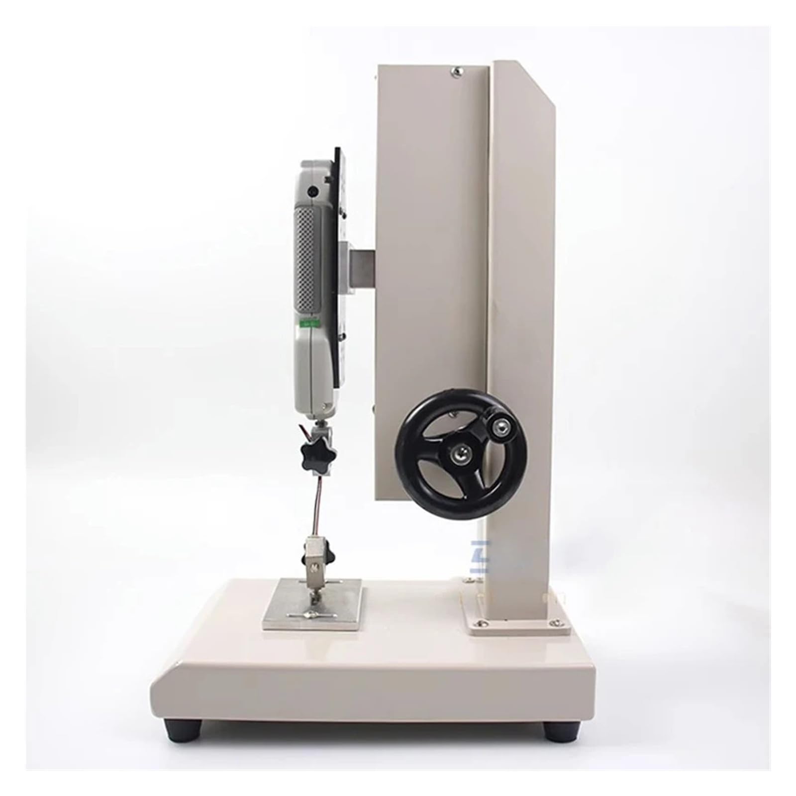 Máquina de prueba de compresión con pantalla digital, probador de base de dinamómetro de tornillo para evaluación mecánica (sin escala, capacidad de 500 N-50 kg)