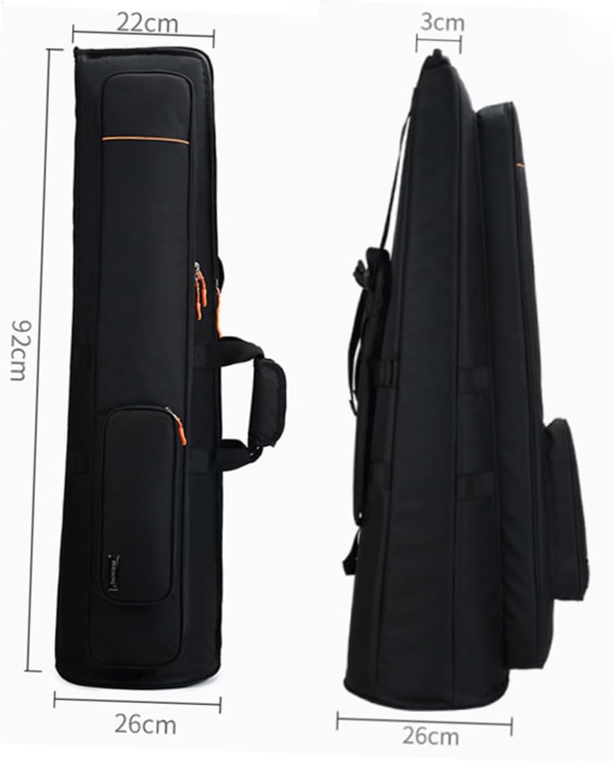 Toddmomy Oxford Cloth Trombone Storage Bag Durable Portable Case with Double Shoulder Design for Safe Transport of Musical Instruments