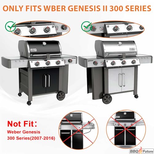 6788 Full Size Griddle for Weber GS4 Genesis II 300 Series Gas Grills, Flat Top Grill Griddle Insert with Handles for Weber Genesis II E310 E330 S315 EX315 SX335 EX335 Series Gas Grill, Carbon Steel by BBQ Future - Image 7