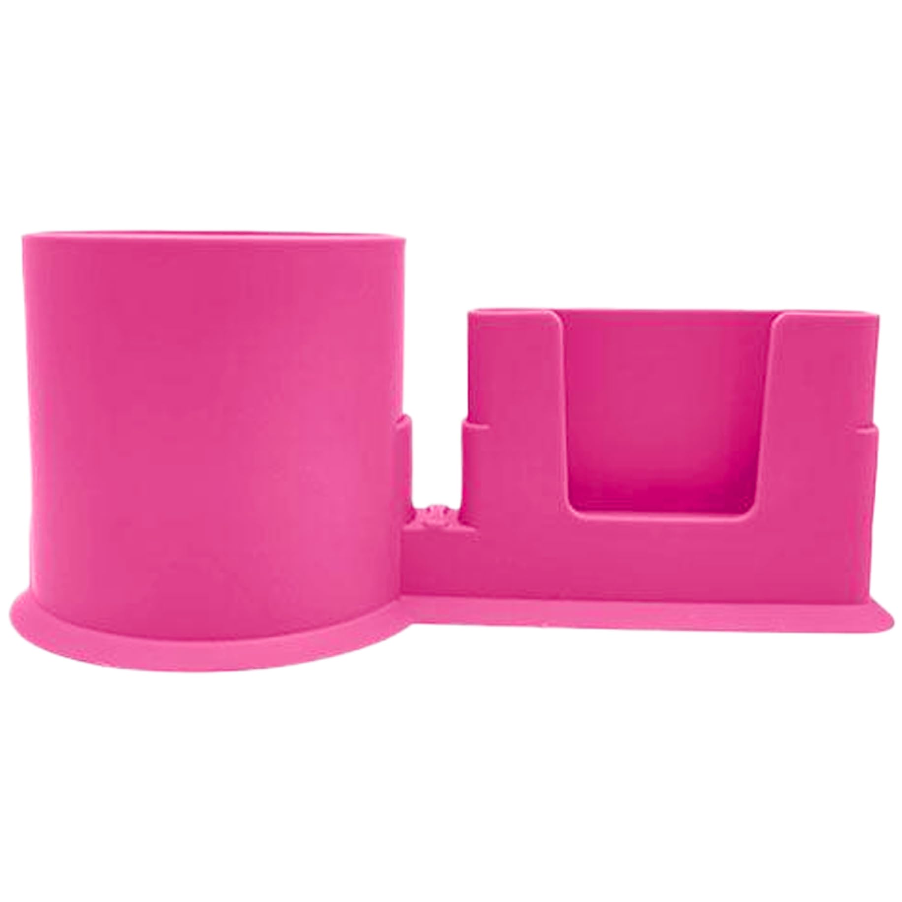 Paddle Board Cup Holder with Phone Holder Plastic Style 2 with Drain Hole Wire Fixing