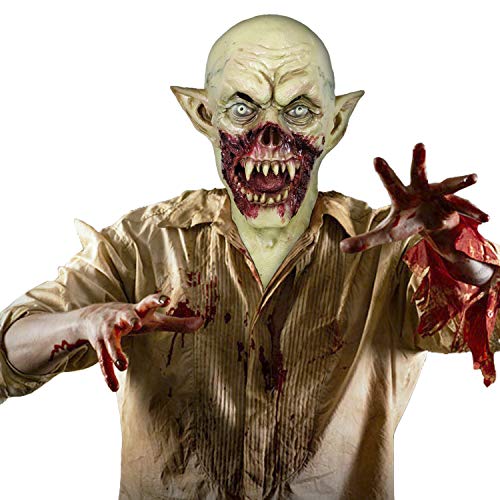 Molezu Vampire Mask Scary Dracula Monster Halloween Costume Party Horror Demon Scary Zombie #TOP2