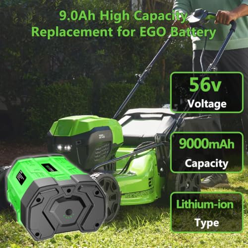 Image of FSKE Upgraded 9.0Ah Replacement for EGO 56V Battery