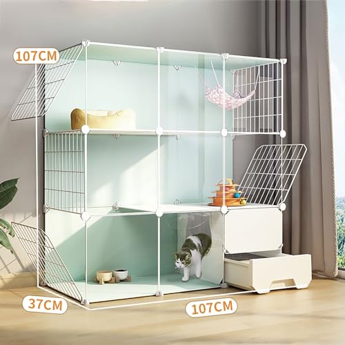Maison pour chat amovible pour sécuriser vos animaux pendant vos absences