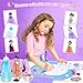 MINIFUN 1500+Pcs Fashion Designer Kit for Girls, Sewing Kit with 7 Mannequins, DIY Arts and Crafts Kit for Kids, Doll Clothes Making Kit, Girl Toys for Age 6 7 8 9 10 11 12 Year Old Gifts