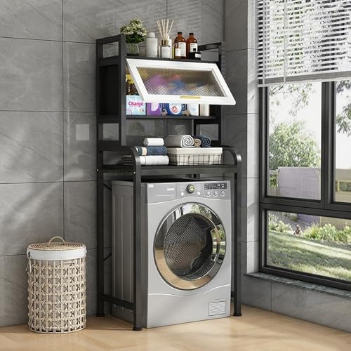 Sturdy Kitchen Storage Rack for Organising Refrigerators and Microwaves, Space-Saving Shelf for Cabinets