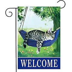cat garden flags