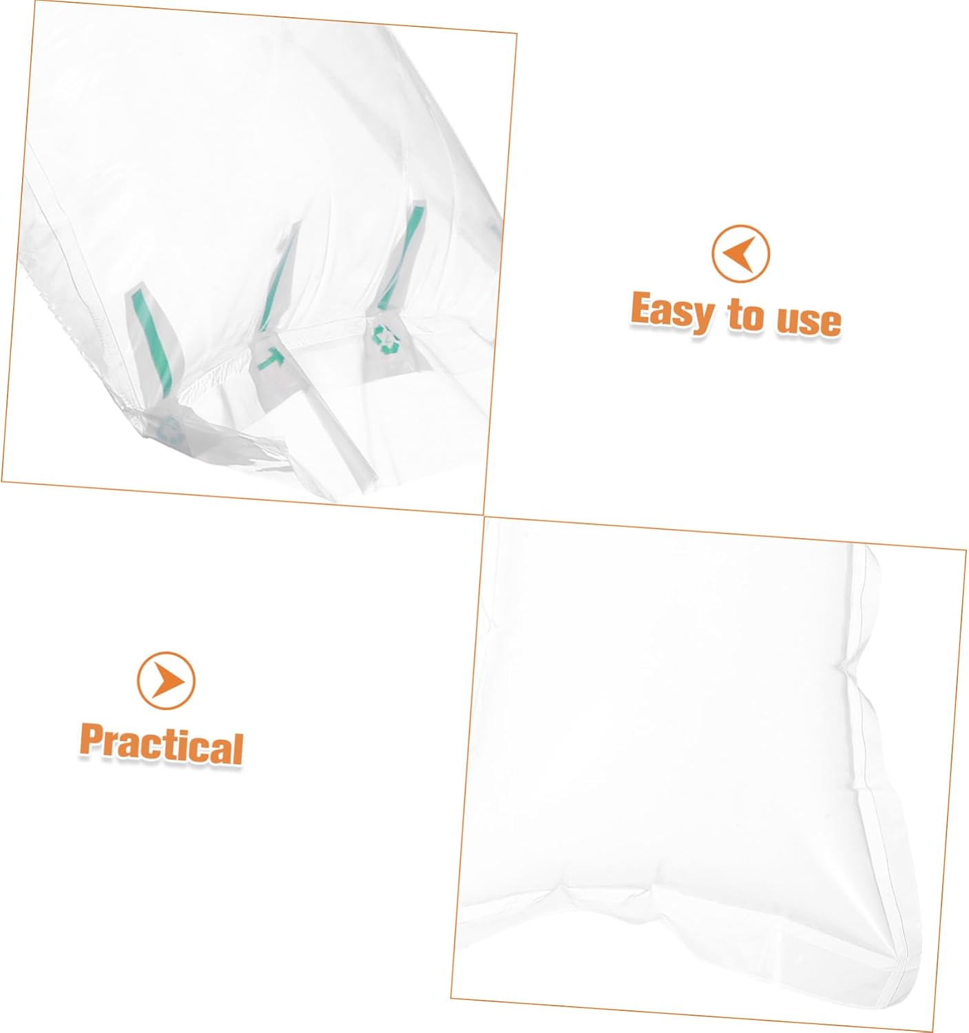 Unomor Pcs Inflatable Air Bags Air Pillow Column Wrap Shipping Filler Inflatable Pillow Bags Anti-collision Packaging
