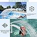 Pool Fountain for Above and Inground Pools, Dual-Layer Spray Pool Waterfall Sprinkler Chiller Aerator, Water Fountain Swimming Pool Accessories (for in-tex & Best-Way & Hay-Ward & Cole-Man)