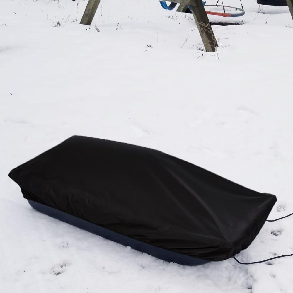YardJoyliz Jet Sled Cover Waterproof Sled Travel Cover for Ice Fishing Shelter Travel