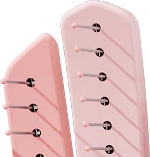 Detangling Brush for Painless Gentle Glide Through Tangles,two-tiered bristles Eliminates Knots & Reduces Breakage,Great For Curly Hair- All Wet or Dry Hair Types,Vented Brush (Rainbow Pink)
