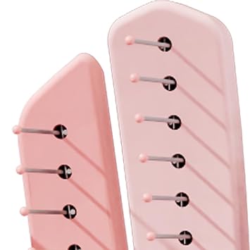 Detangling Brush for Painless Gentle Glide Through Tangles,two-tiered bristles Eliminates Knots & Reduces Breakage,Great For Curly Hair- All Wet or Dry Hair Types,Vented Brush Rainbow Pink