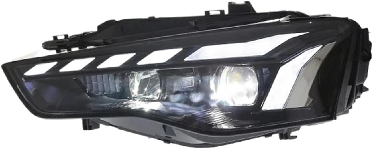Car Headlights Compatible For Audi A5 2008-2016 RS5 Style LED Auto Head Lamp Assembly Upgrade Configure Projector Lens Accessories Kit(12-16 one pair)