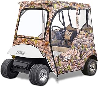 9.99WORLD MALL Golf Cart 2 Passenger Driving Enclosure for EZGO TXT, Clear PVC